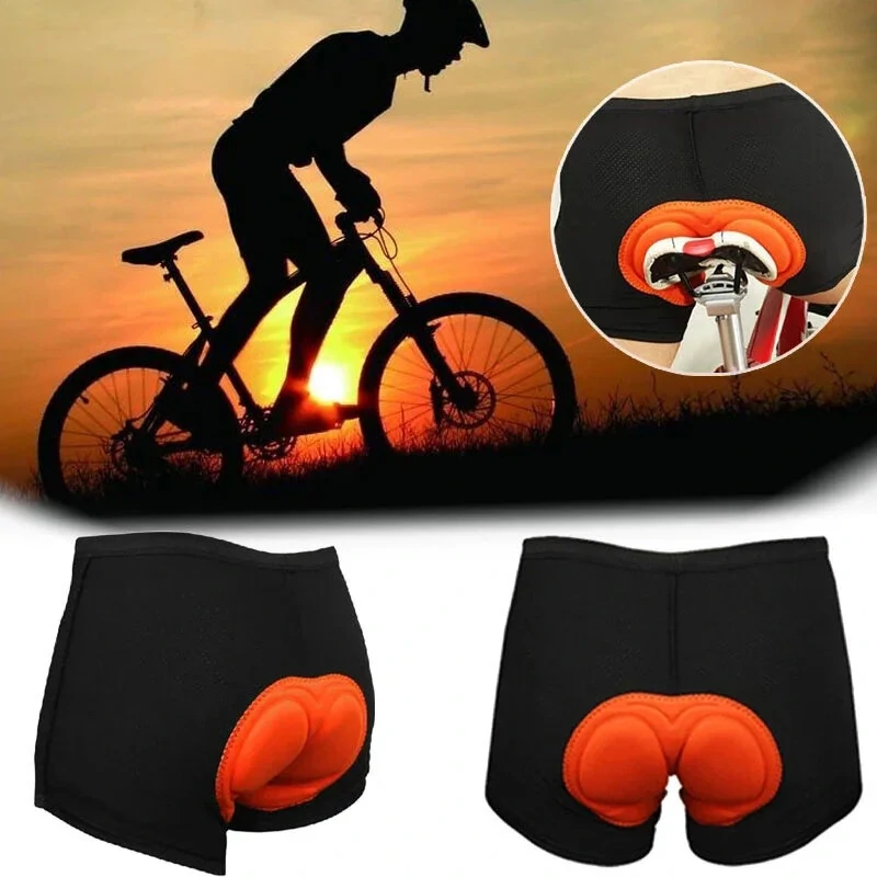 (image for) TENGOO Cycling Shorts Breathable Shockproof Comfortable Underpants Sponge Gel 3D Padded Cycling Pants for Bicycle Motorcycle